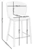 NEW HOME Barhocker BARI Esszimmerhocker gepolsterter Produktbild-Vorschau 8