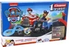A product box for a Carrera First Paw Patrol race track set, featuring characters Chase and Marshall. Voir les images du produit