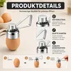 Eierköpfer aus Edelstahl 304, kompakter Eieröffner mit Produktbild-Vorschau 5