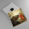Wanduhr - Quadrat - Glasuhr - Elefant Mönch Stoßzahn - Produktbild-Vorschau 2