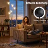 COSTWAY Stehlampe 180cm in Löwenzahnform, Stehleuchte mit Produktbild-Vorschau 4