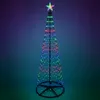 Albero di Natale luminoso con punta a stella, altezza 210 Anteprima dell’immagine prodotto 1
