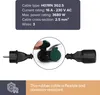 Prolunga da esterno con 2 uscite - 10 M - Nero - 3G2.5 - Anteprima dell’immagine prodotto 6