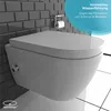 Alpenberger Spülrandloses WC mit Bidet Funktion | Dusch WC Produktbild-Vorschau 3
