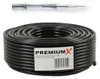 PremiumX SAT Anlage 60cm Antenne ALU Quad LNB Kabel 50m Produktbild-Vorschau 6