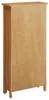 vidaXL Schrank 50x22x110 cm Massivholz Eiche Produktbild-Vorschau 1