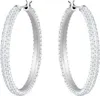 Swarovski Femmes Créoles Dextera Blanc 5389432 Voir les images du produit 1