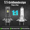 Ikodm H7 LED-Scheinwerferlampe 30W 12V 2500LM 6500K IP65 Produktbild-Vorschau 3