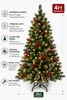 122 cm künstlicher Weihnachtsbaum mit 100 Twinkle-LEDs, 8 Produktbild-Vorschau 6