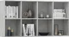vidaXL Libreria/credenza Grigio cemento 66×30×130 cm Anteprima dell’immagine prodotto 12
