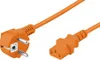 goobay Netzkabel Kaltgerätekabel abgewinkelt orange 2 m Anteprima dell’immagine prodotto 8