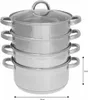 Klausberg marmites a vapeur 24cm 5 pieces KB7146 Voir les images du produit 5