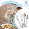 Kinderbesteck Edelstahl Set Jungen Mädchen ab 3 Jahre Produktbild-Vorschau 5