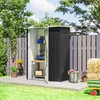Outsunny Gartenhaus Metallgerätehaus mit Tür für den Produktbild-Vorschau 7