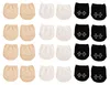 12 Paar Zehensocken für Damen, Zehenliner, nahtlose Produktbild-Vorschau 1