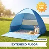 Tenda da Spiaggia Pop Up Automatica 2-3 Persone, Montaggio Anteprima dell’immagine prodotto 10