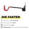 klappbare Fahrrad-Wandhalterung mit Rahmenschutz inkl. Produktbild-Vorschau 5