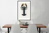 MuchoWow® MuchoWow® Gerahmtes Poster Krebs - Blau - Vintage Produktbild-Vorschau 3