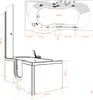 Seniorendusche und Wanne mit Whirlpool S12D-TH-WP-R-EC Produktbild-Vorschau 5