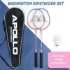 Apollo Badminton Match Pro 400 Blue/Pink Produktbild-Vorschau 3