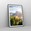 Gerahmtes Poster - Schwarzer Rahmen - Berge Wiese Blumen - Produktbild-Vorschau 8