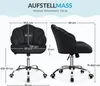 Yaheetech Bürostuhl ergonomisch Drehstuhl höhenverstellbar Produktbild-Vorschau 7