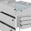 Fasciatoio Vitalispa Ajaton Bianco 133 x 98.4 cm con 3 Anteprima dell’immagine prodotto 6
