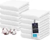 10er Set Gästetücher 100% Baumwolle, 30x50 cm, Weiß Produktbild-Vorschau 1