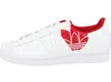 adidas Damen SUPERSTAR FY2828 Straßen-Laufschuh, Weiss/Rot Produktbild-Vorschau 2