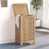 vidaXL Cestino per biancheria 35x25x60 cm in legno Anteprima dell’immagine prodotto 2
