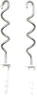 Two silver mixing attachments with white bases against a white background. Produktbild-Vorschau