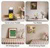 sada 8 kusů 3mm barevné překližky 30x30 cm - bez laku, Náhled obrázku produktu 4