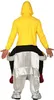 A person wearing a costume that makes it look like they are riding on the shoulders of another figure. Produktbild-Vorschau