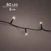 Lichterkette Basic mit LEDs 600cm Twinkle Schwarz Warmweiß Voir les images du produit