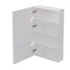Mobile Da Bagno Sospeso Bianco Con Ripiani E Colonna, Da Anteprima dell’immagine prodotto 6