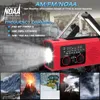Solar Radio, Kurbelradio mit LED-Beleuchtung, AM/FM Radio Produktbild-Vorschau 4