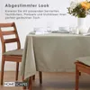 HOMESCAPES Tischdecke grau 178 x 300 cm, 100% Baumwolle Produktbild-Vorschau 8