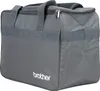 A gray Brother sewing machine carrying bag is shown from a side angle. Podgląd zdjęcia produktu
