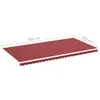 vidaXL Toile de store rouge bourgogne 6x3 m Voir les images du produit 6