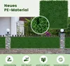 COSTWAY 12 szt. Ściana z roślin, 50,5 x 50,5 cm, sztuczną Podgląd zdjęcia produktu 4