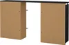Tête de lit avec rangement pour lit 140x200 cm Noir mat Voir les images du produit 9