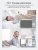 4 pouces Babyphone avec 2 caméras VOX vision nocturne Voir les images du produit 4