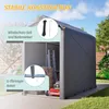 Gerätehaus Garagenzelt Carport Folienzelt Gartenschuppen Produktbild-Vorschau 5