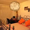 Feather Pendelleuchte Schirm für Decken Flauschige Lampe Produktbild-Vorschau 7