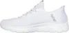 A side view of a white Skechers sneaker against a white background. Produktbild-Vorschau