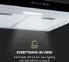 Klarstein Darya, nástenný digestor, EEK A, 60 cm, 310 m³/h Náhľad obrázku produktu 6