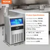 VEVOR Komercyjna kostkarka do lodu Kostkarka do lodu 47 kg Podgląd zdjęcia produktu 7