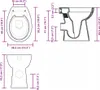 Randloos Toilet 7 cm extra hoogte soft-close keramiek zwart Productafbeelding-voorbeeld 7