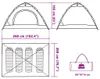 vidaXL Tenda da campeggio 4 persone verde sgancio rapido Anteprima dell’immagine prodotto 6