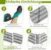 COSTWAY Hochbeet Metall, Gemüsebeet, Pflanzbeet, Produktbild-Vorschau 7